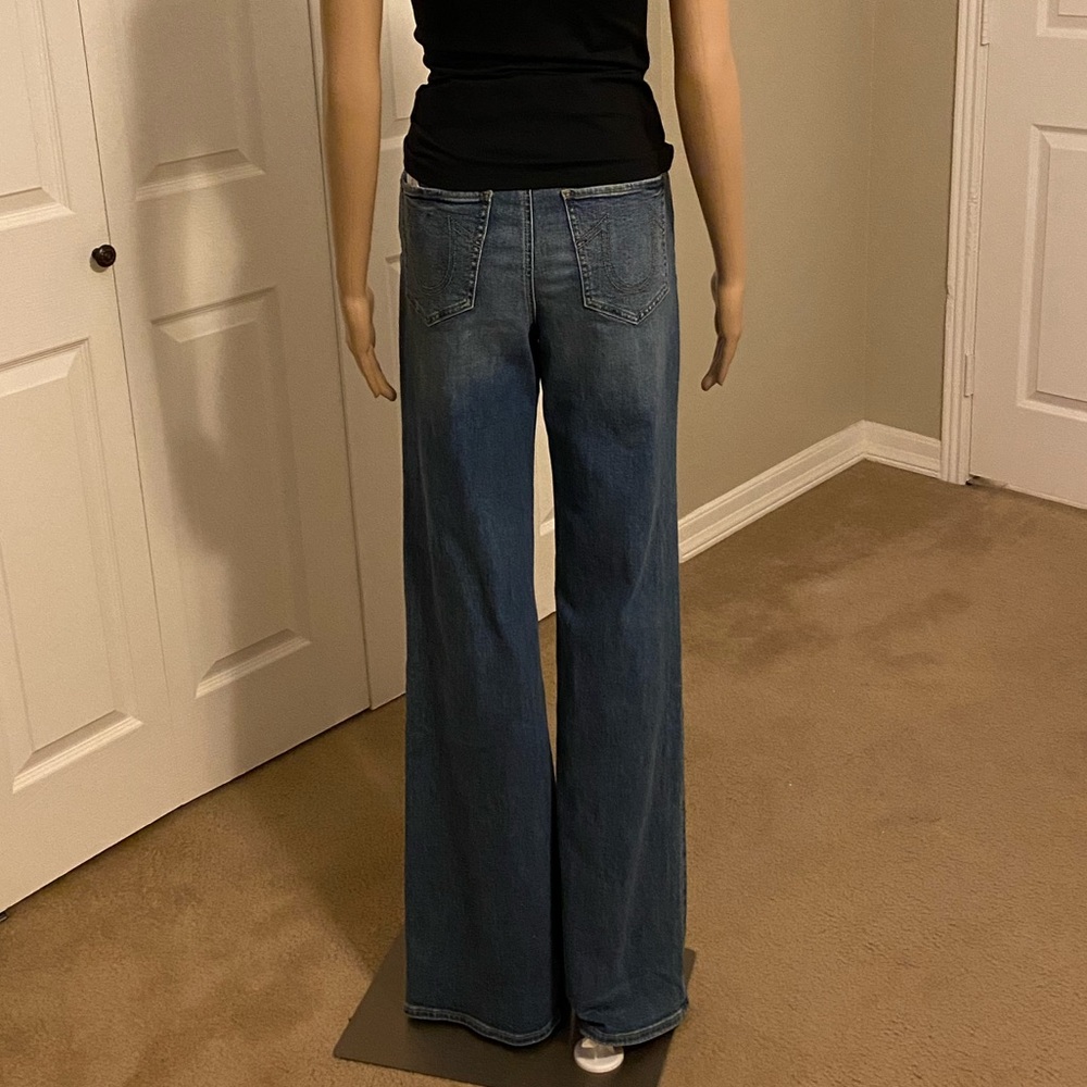 NWT True Religion High Rise, Wide Leg Jeans 28/6 - Picture 2 of 16